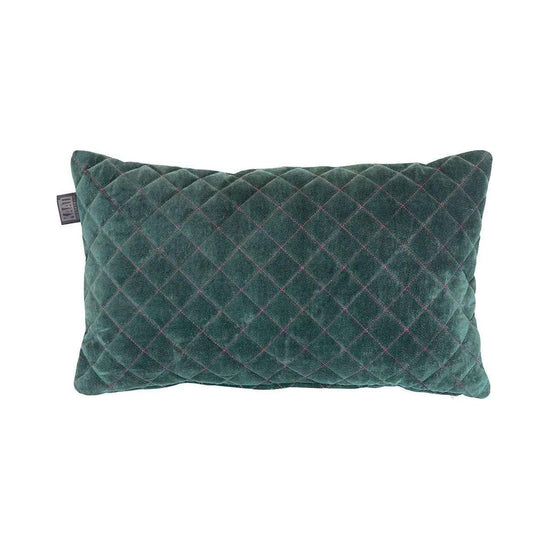 Bedding House Equire Luxury Cotton Filled Oblong Cushion Green