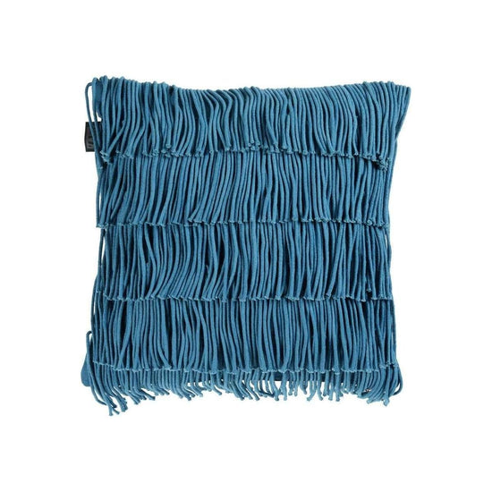 Bedding House Flapper Applique Filled Square Cushion - Blue