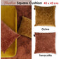 Bedding House Thalia Terracotta Filled Square Cushion