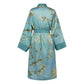 Bedding House Van Gogh Almond Blossom Blue Kimono Bath Robe Large/Extra Large