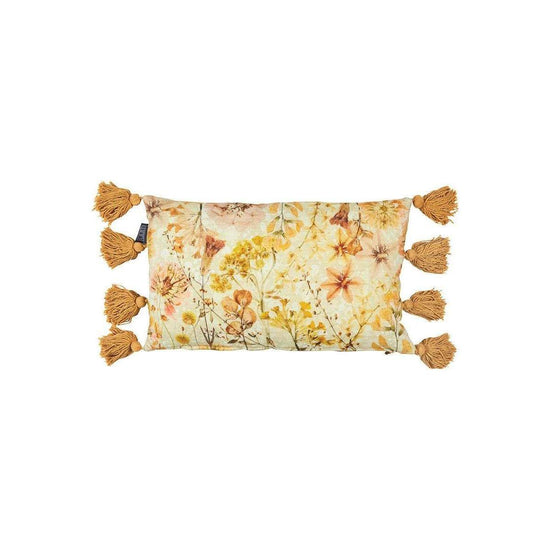 Bedding House Wildflower Yellow Filled Oblong Cushion