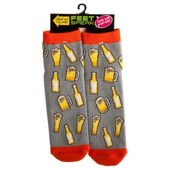 Beer Feet Speak Socks - Magdasmall