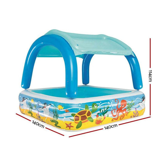 Bestway Inflatable Kids Pool Canopy Play Pool Swimming Pool Family Pools - Magdasmall