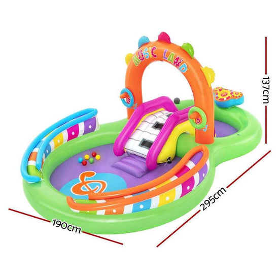 Bestway Inflatable Swimming Play Pool Kids Above Ground Kid Game Toy 3 People - Magdasmall