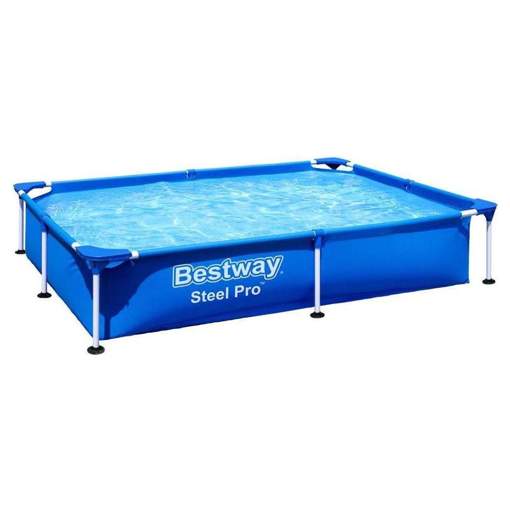 Bestway Swimming Pool Above Ground Frame Pools Outdoor Steel Pro 2.2 X 1.5M - Magdasmall