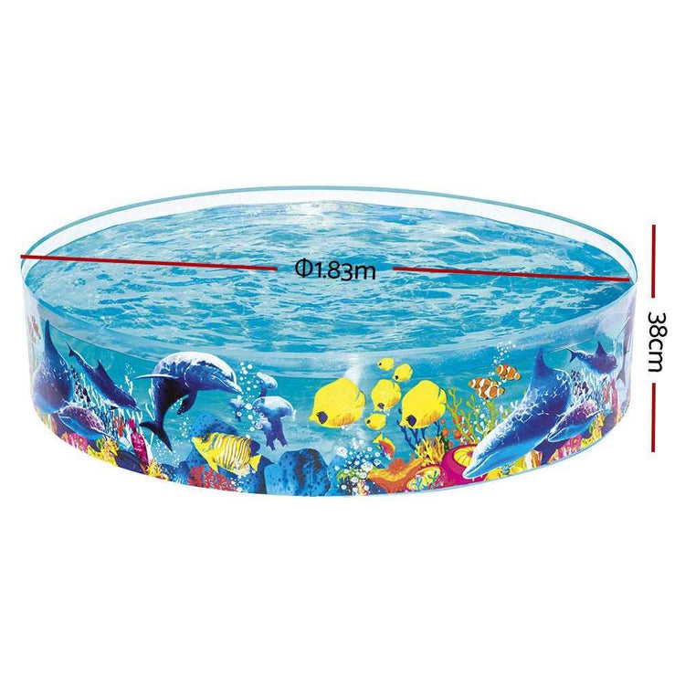 Bestway Swimming Pool Above Ground Kids Play Pools Inflatable Fun Odyssey Pool - Magdasmall