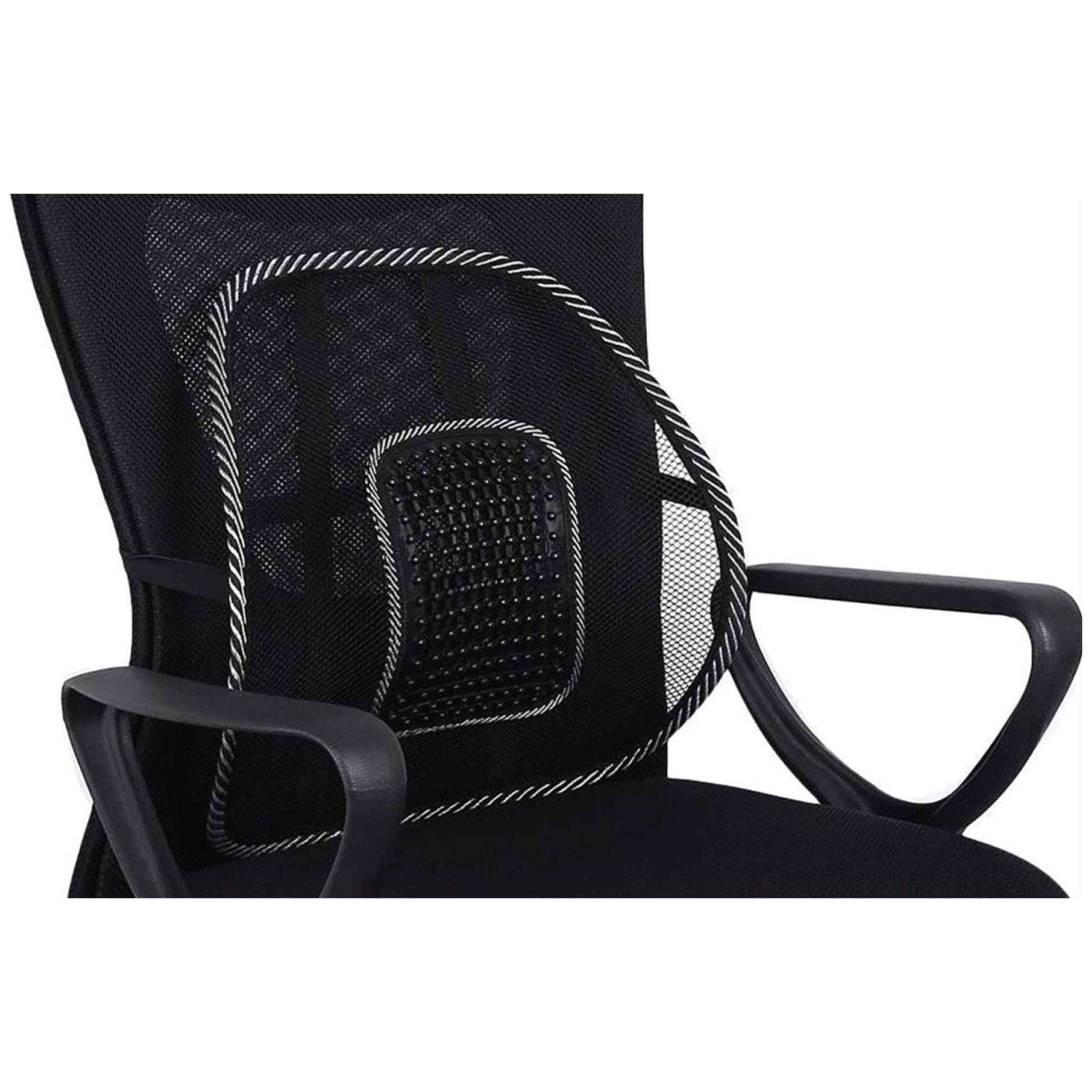 Better Back Support Chair Posture Lumbar Brace Mesh with Massage Beads