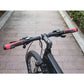 Bicycle Grips MTB Road Bike Double Lock Rubber Handlebar Grips Anti-Slip Rock Bros BLACK