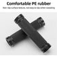 Bike Handlebar Grips MTB Mountain BMX Bike Bicycle Soft BLACK Fixed Double Lock Screw Tight Grips - Easy Fit - Rockbros