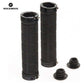 Bike Handlebar Grips MTB Mountain BMX Bike Bicycle Soft BLACK Fixed Double Lock Screw Tight Grips - Easy Fit - Rockbros