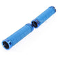 Bike Handlebar Grips MTB Mountain BMX Bike Bicycle Soft BLUE Fixed Double Lock Screw Tight Grips - Easy Fit - Rockbros