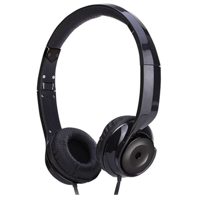 Black Holysmoke Motif On Ear Foldable Headphones