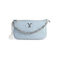 Blue Leather Mini Bag - One Size