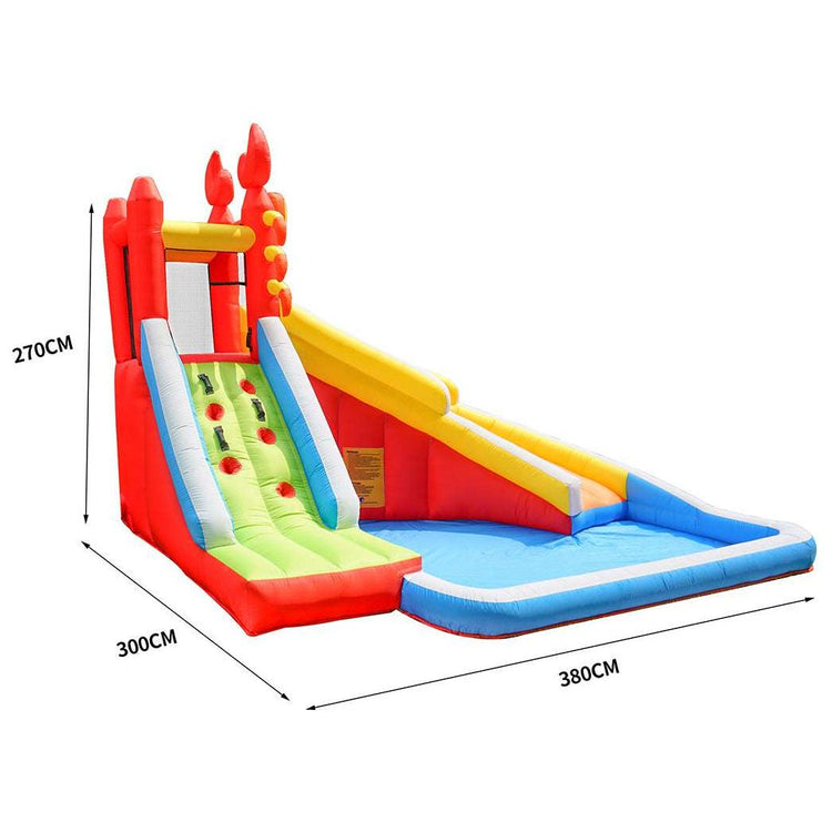 BoPeep Inflatable Water Slide Kids Play Park Pool Toys Outdoor Splash Jumping