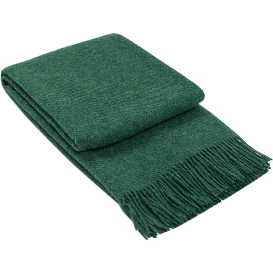 Brighton Throw - 100% NZ Wool - Emerald - Magdasmall