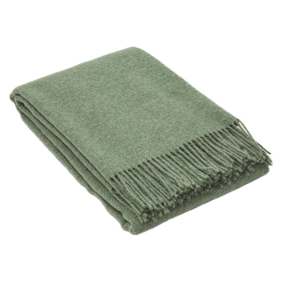 Brighton Throw - 100% NZ Wool - Sage - Magdasmall