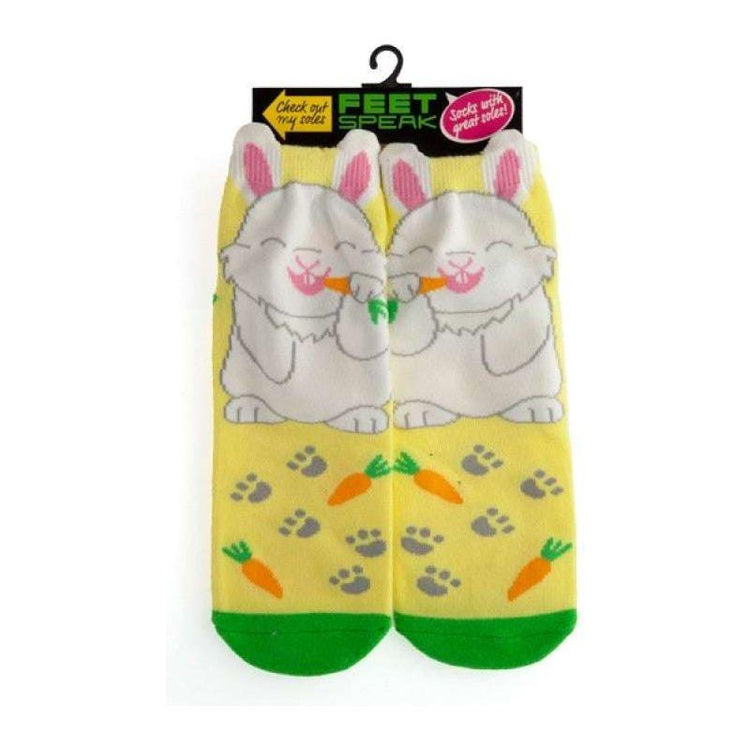 Bunny Feet Speak Socks - Magdasmall