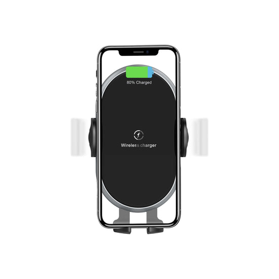 C366: Automatic Clamping Wireless Car Charger,with backlight