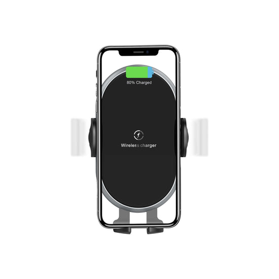 C366: Automatic Clamping Wireless Car Charger,with backlight