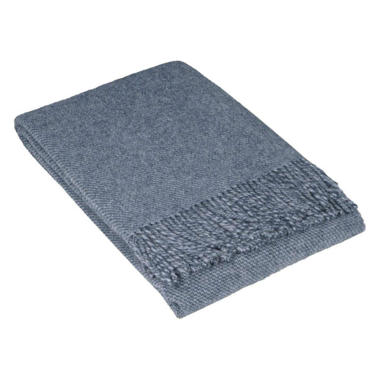 Cambridge Throw - 100% NZ Wool -  Navy