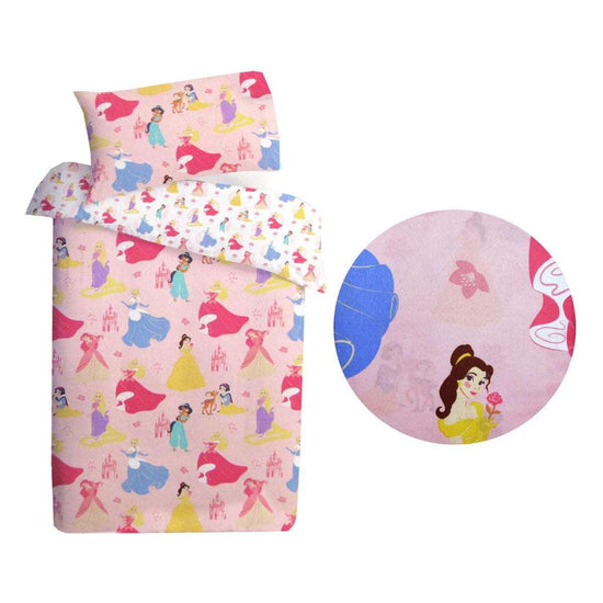 Caprice Disney Princess Reversible Licensed Quilt Cover Set Single