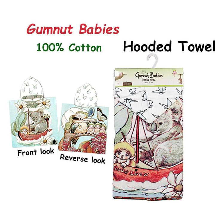 Caprice Gumnut Babies Cotton Hooded Licensed Towel 60 x 120 cm