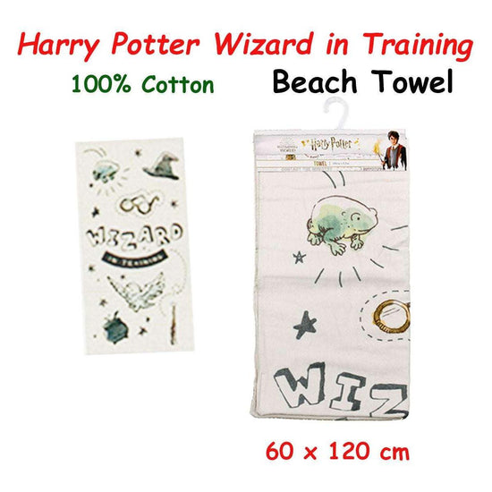 Caprice Harry Potter Wizard in Training Cotton Beach Licensed Towel 60 x 120 cm