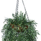 110cm UV Potted Fern Artificial Hanging Basket (Indoor / Outdoor)