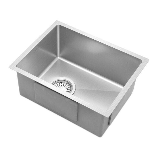 Cefito 34cm x 44cm Stainless Steel Kitchen Sink Under/Top/Flush Mount Silver