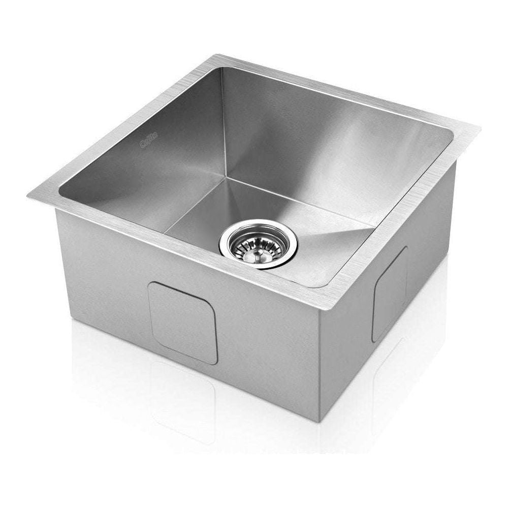 Cefito 36cm x 36cm Stainless Steel Kitchen Sink Under/Top/Flush Mount Silver