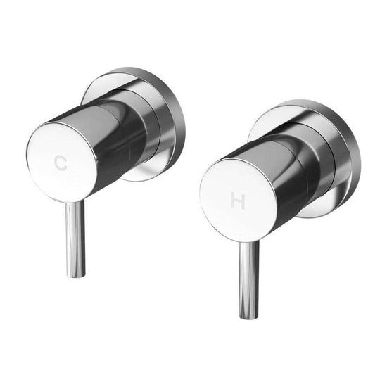 Cefito Bathroom Tap Shower Twin Tap Faucet Basin Sink Bath Swivel Chrome