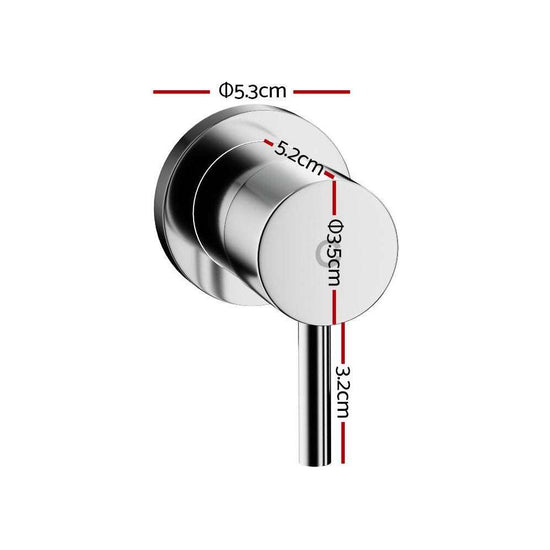 Cefito Bathroom Tap Shower Twin Tap Faucet Basin Sink Bath Swivel Chrome