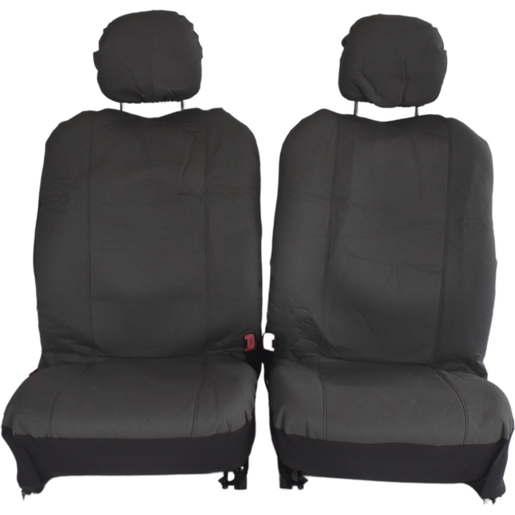 Challenger Canvas Seat Covers - For Nissan Frontier D40 Dual Cab (2007-2020)