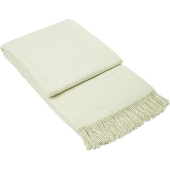 Chiswick Throw - Merino Wool/Cashmere - Ivory