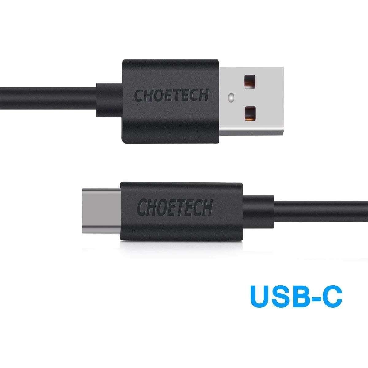 CHOETECH AC0004 USB-A to USB-C Charge &amp; Sync Cable 3M Black