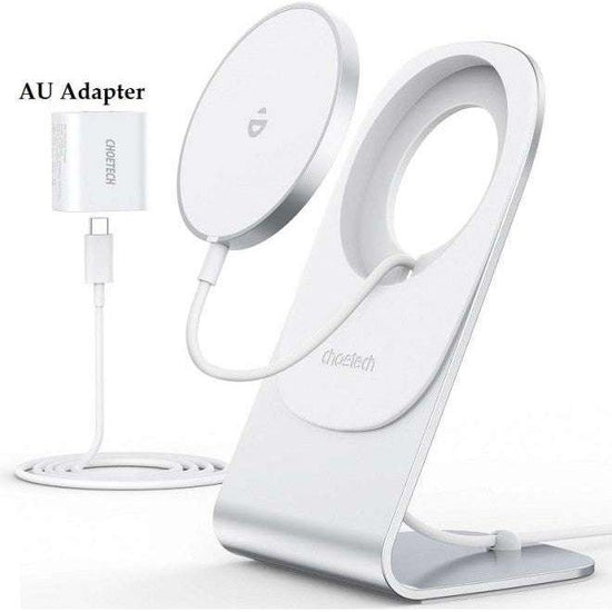 CHOETECH MA00117-SL MagLeap Magnetic Wireless Charger with Stand and AC Adapter