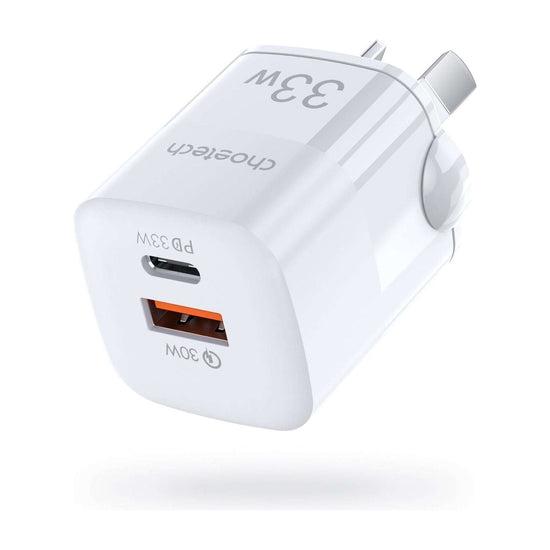 CHOETECH PD5006 33W Dual Port Wall Charger