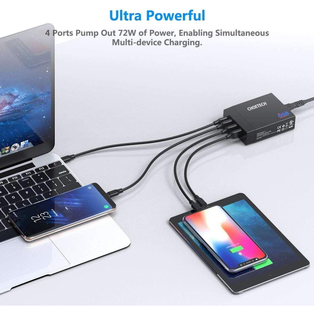 CHOETECH PD72 Power Delivery Charger