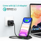 CHOETECH T524S 10W/7.5W Fast Wireless Charging Stand with AC Adapter
