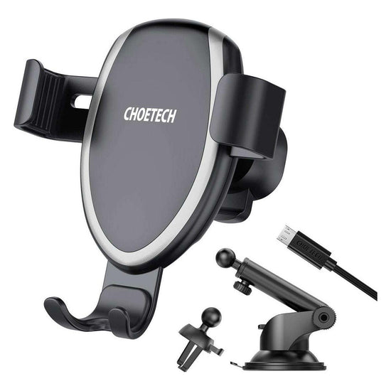 CHOETECH T536-S Fast Wireless Charging Car Mount Phone Holder