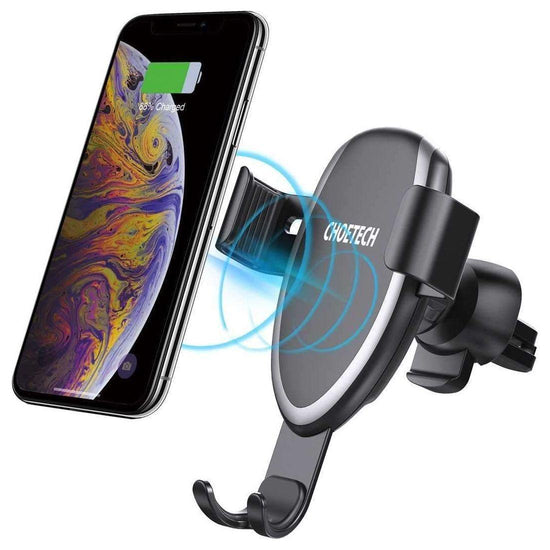 CHOETECH T536-S Fast Wireless Charging Car Mount Phone Holder