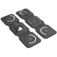 CHOETECH T588-F-BK 3-in-1 Foldable Fast Wireless Charger for Phone/Watch/Earphone