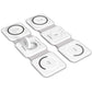 CHOETECH T588-F-WH 3-in-1 Foldable Fast Wireless Charger for Phone/Watch/Earphone