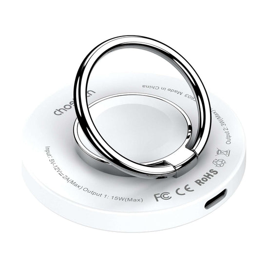 CHOETECH T603-F Ring Holder and Magnetic 15W Wireless Charger for Phone/airPod/iWatch