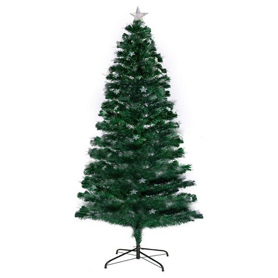 Christabelle 1.2m Enchanted Pre Lit Fibre Optic Christmas Tree Stars Xmas Decor