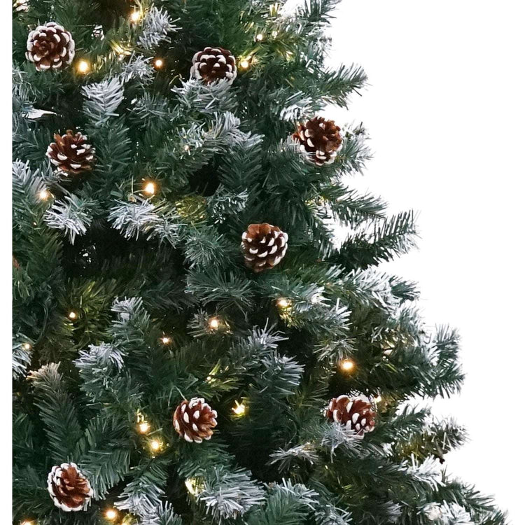 Christabelle 1.2m Pre Lit LED Christmas Tree Decor with Pine Cones Xmas Decorations