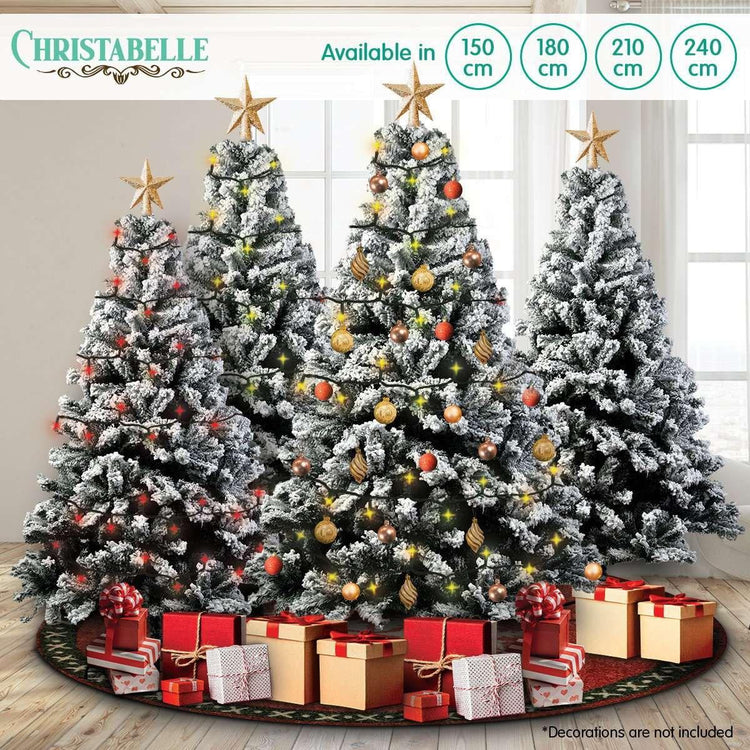 Christabelle Snow-Tipped Artificial Christmas Tree 1.8m - 850 Tips - Magdasmall