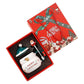 Christmas Cup Gift Box Ceramic Mug Set Mug Gift Set Christmas Coffee Cup(Bell) - Magdasmall