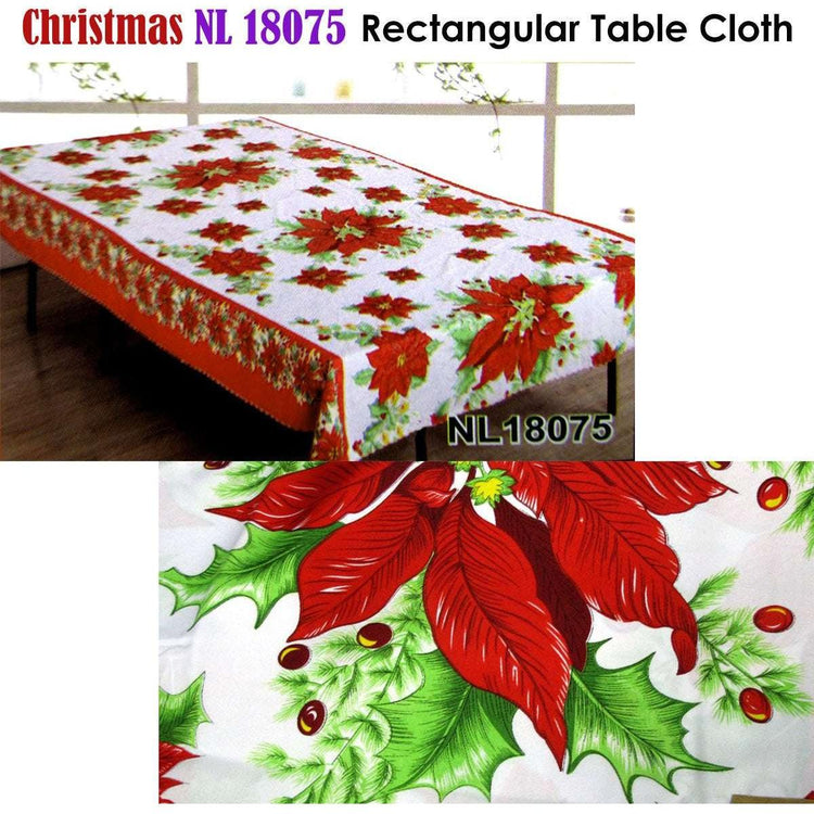 Christmas Rectangular Table Cloth NL18075 150x260cm - Magdasmall