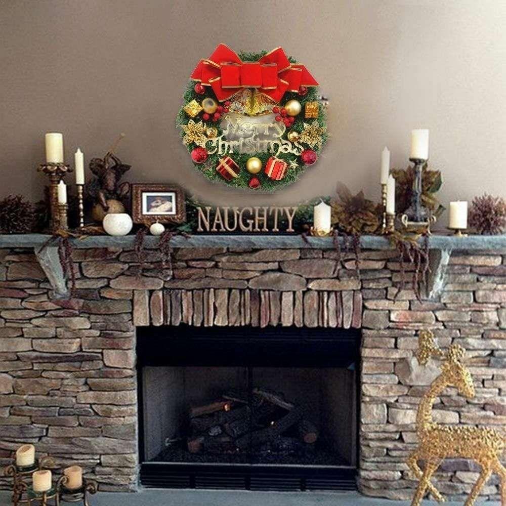 Christmas Wreath Door Garland Decoration Front Door Hanging Flowers Tree Decor(H1-3) - Magdasmall